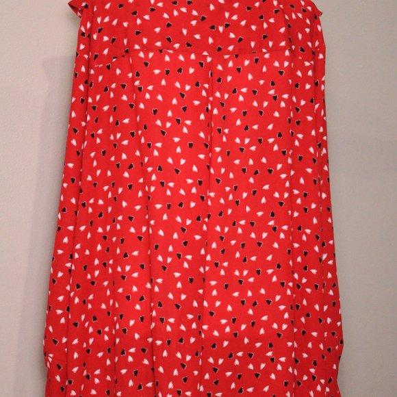 Liz Claiborne Women’s Popover Long Sleeve Tiny Hearts Print Size 3X - Picture 5 of 12